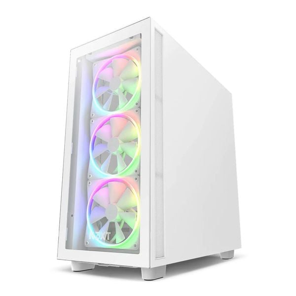  Thùng máy NZXT H7 Elite RGB White 