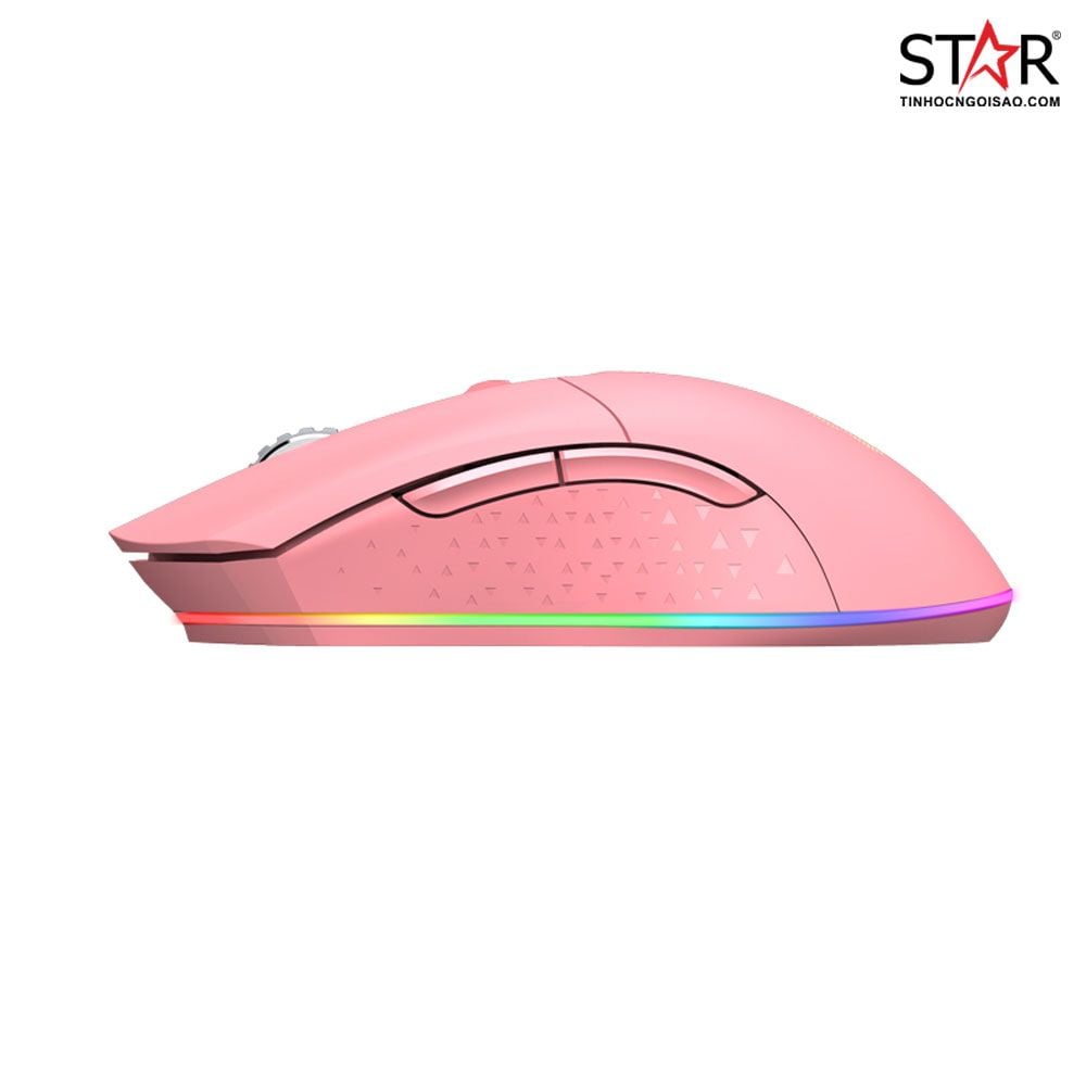 Chuột DareU EM901 RGB Wireless Pink