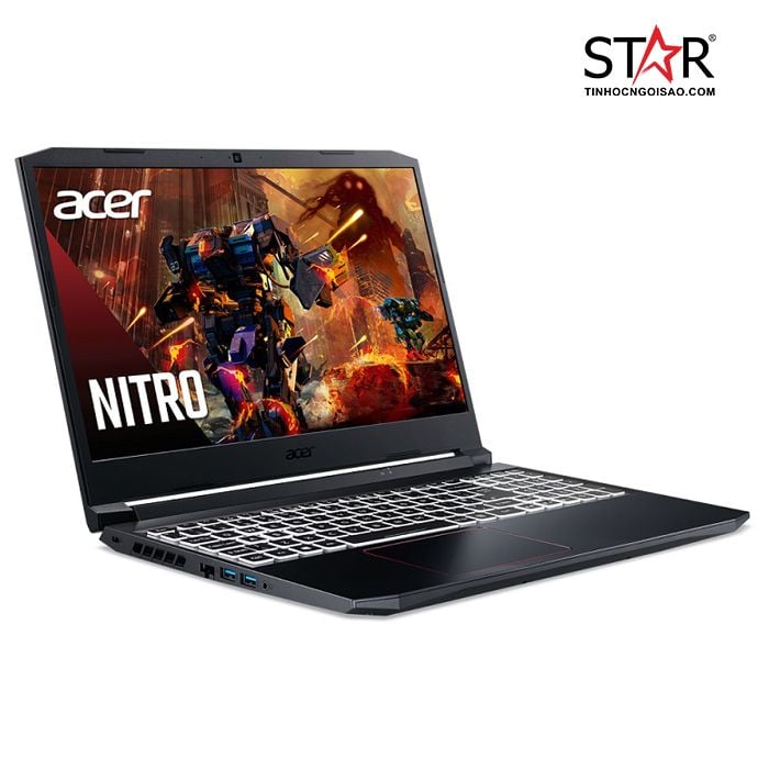 Laptop Acer Nitro 5 AN515-45-R6EV (N20C1_NH.QBMSV.006) R5-5600H | GTX 1650 4GB | 8GB | 512GB | Win11 | KBL | 15.6 inch FHD IPS 144Hz | Đen | [HÀNG TRƯNG BÀY]