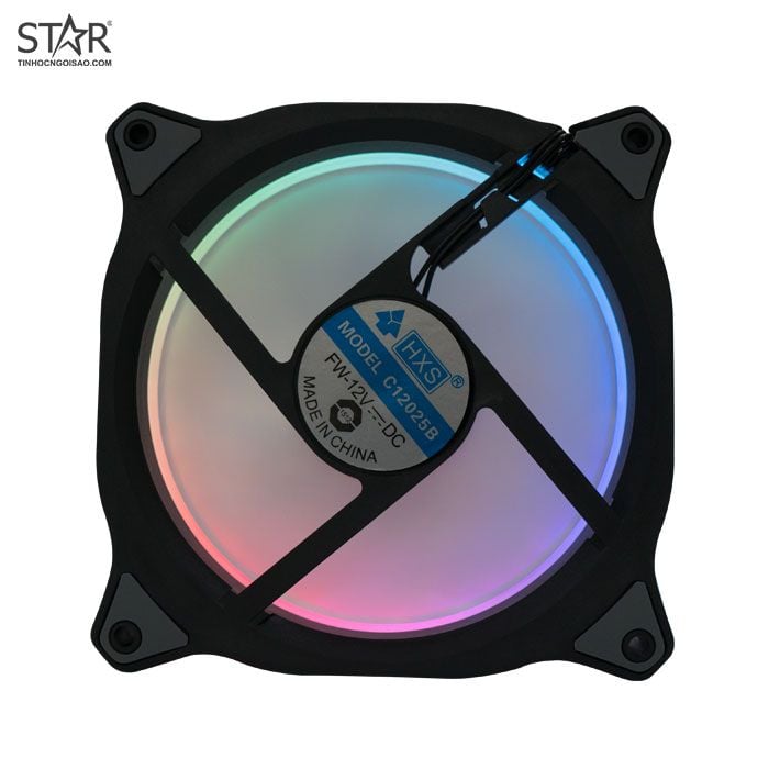 Fan Case 12 RGB 12cm màu trắng