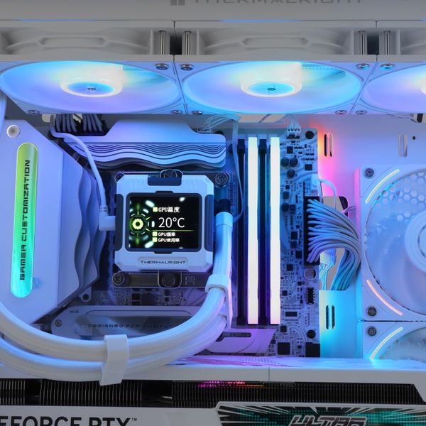 Tản nhiệt nước Thermalright Frozen Warframe 360 White | ARGB Display, Trắng 