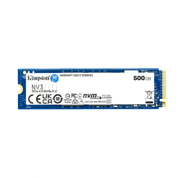  Ổ cứng SSD Kingston NV3 500GB | PCIe Gen4 x4 NVMe, M.2 2280 (SNV3S/500G) 