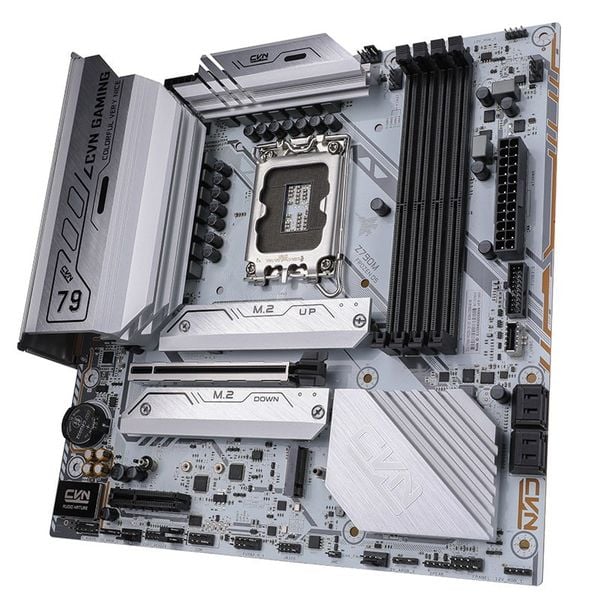  Mainboard Colorful CVN Z790M Frozen V20 Wifi DDR5 | LGA 1700, mATX, 4 khe RAM 