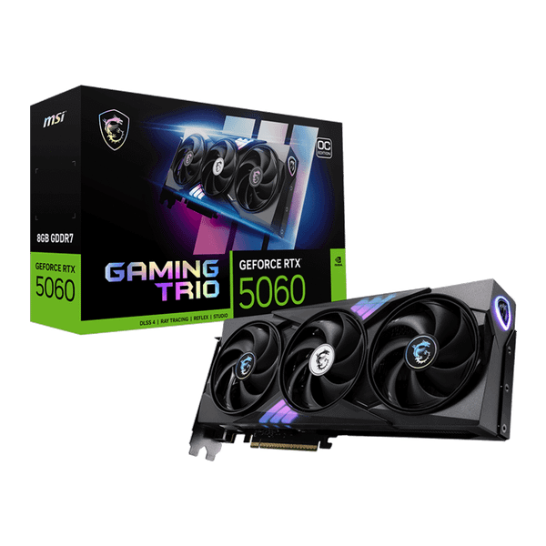  Card màn hình MSI GeForce RTX™ 5060 8G GAMING TRIO OC 