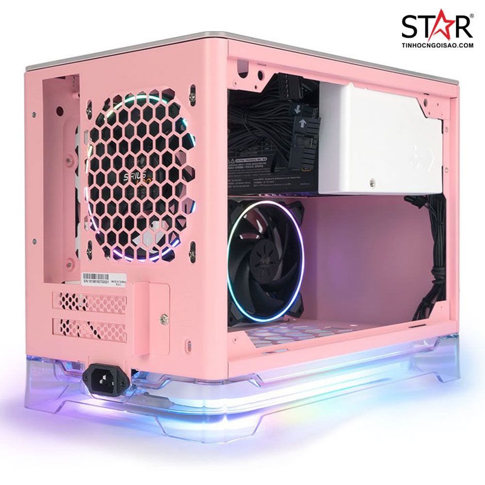 Thùng máy Case InWin A1 Plus Pink Mini-ITX Tower (Hồng)