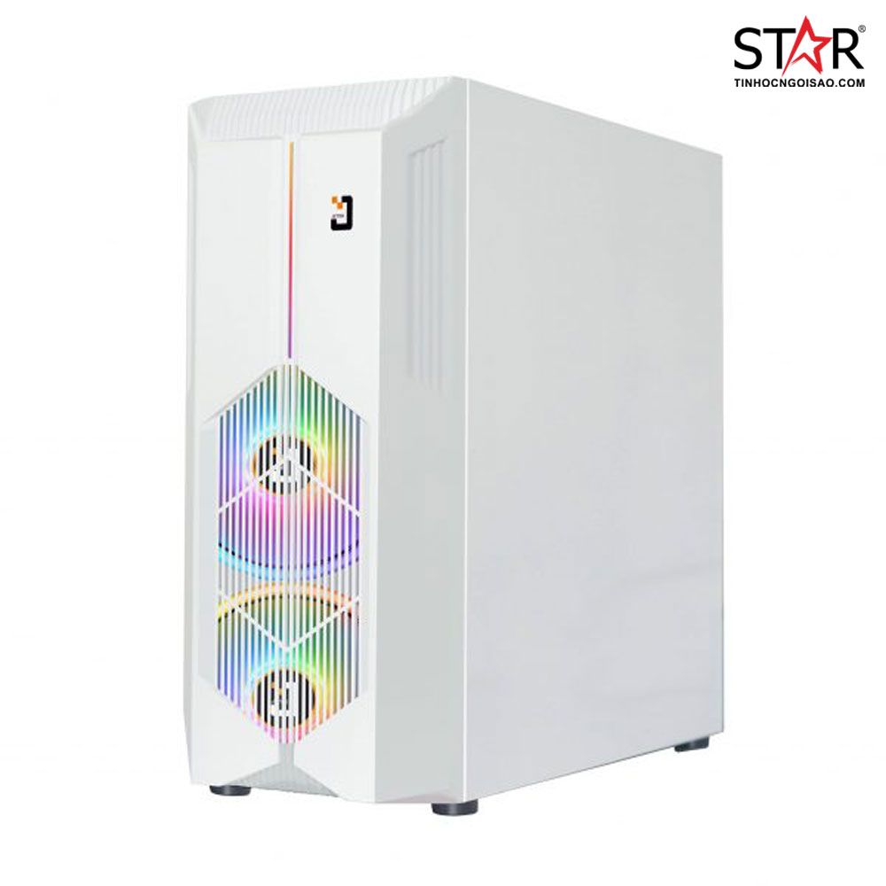 Thùng máy Case Jetek Game Beryl-II G9602W White (Tặng 2 Fan)