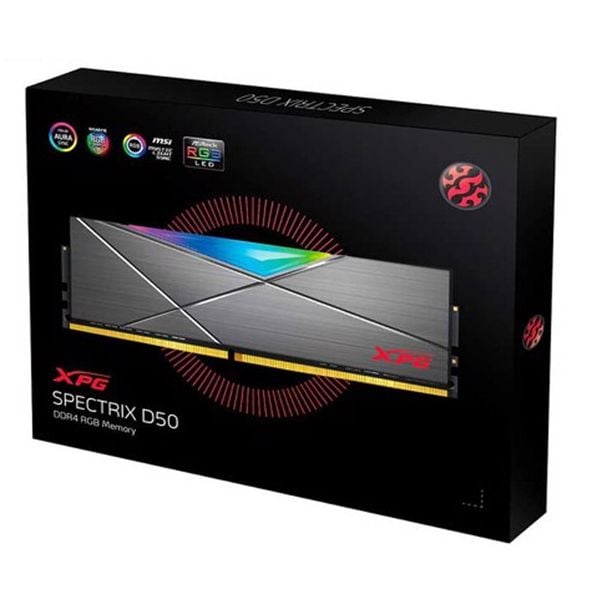  RAM PC XPG Spectrix D50 8GB RGB DDR4 | (1x8GB), 3200MHz, Intel/AMD AX4U320038G16A-ST50 