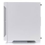  Thùng máy Thermaltake S100 Tempered Glass Snow Trắng (Kèm Sẵn 1 Fan Đen) 