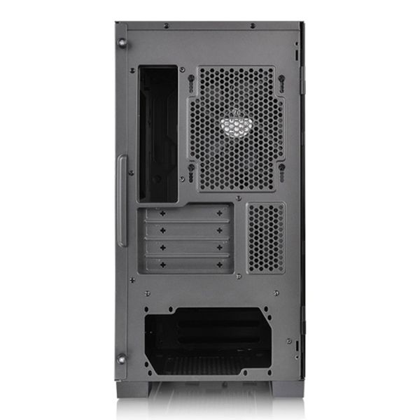 Thùng máy Thermaltake S100 Tempered Glass | Đen, Kèm sẵn 1 Fan Đen 
