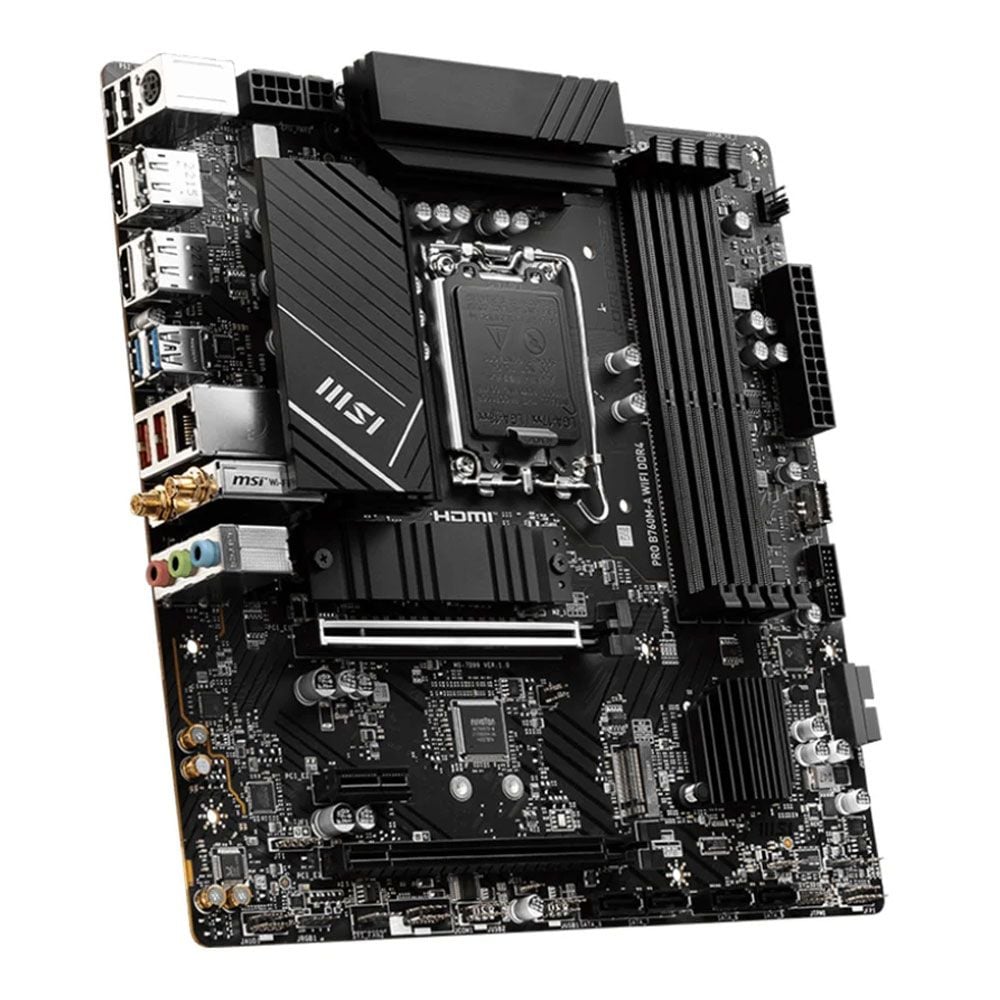 Mainboard MSI PRO B760M-A Wifi DDR4 (Socket 1700, M ATX, 4 khe ram)