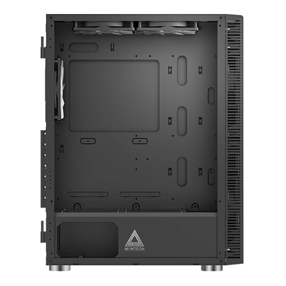 Thùng máy Case Montech X3 Mesh | Đen, Kèm sẵn 6 Fan RGB