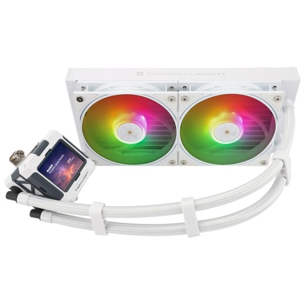  Tản nhiệt nước Thermalright Frozen Warframe 240 White | ARGB Display, Trắng 