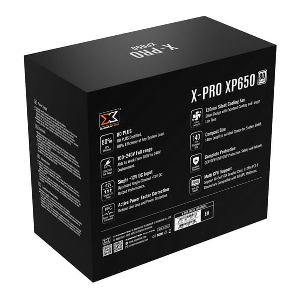  Nguồn máy tính Xigmatek X-Pro Xp650 - 80 Plus Standard | Non Modular, ATX 