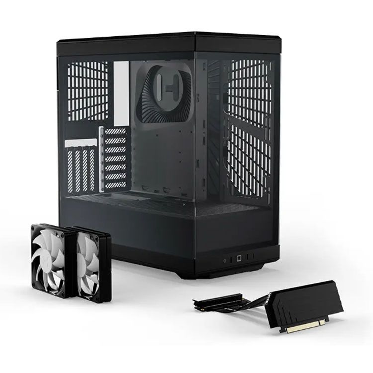 Thùng máy Case Hyte Y40 Black - Kèm sẵn cáp Riser PCIe 4.0 (CS-HYTE-Y40-B)