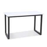  Bàn Gaming chữ U 1m4 | Khung đen, mặt trắng 