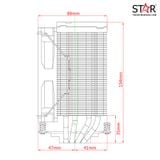  Tản Nhiệt CPU ID-Cooling SE-234 ARGB Air Cooling 