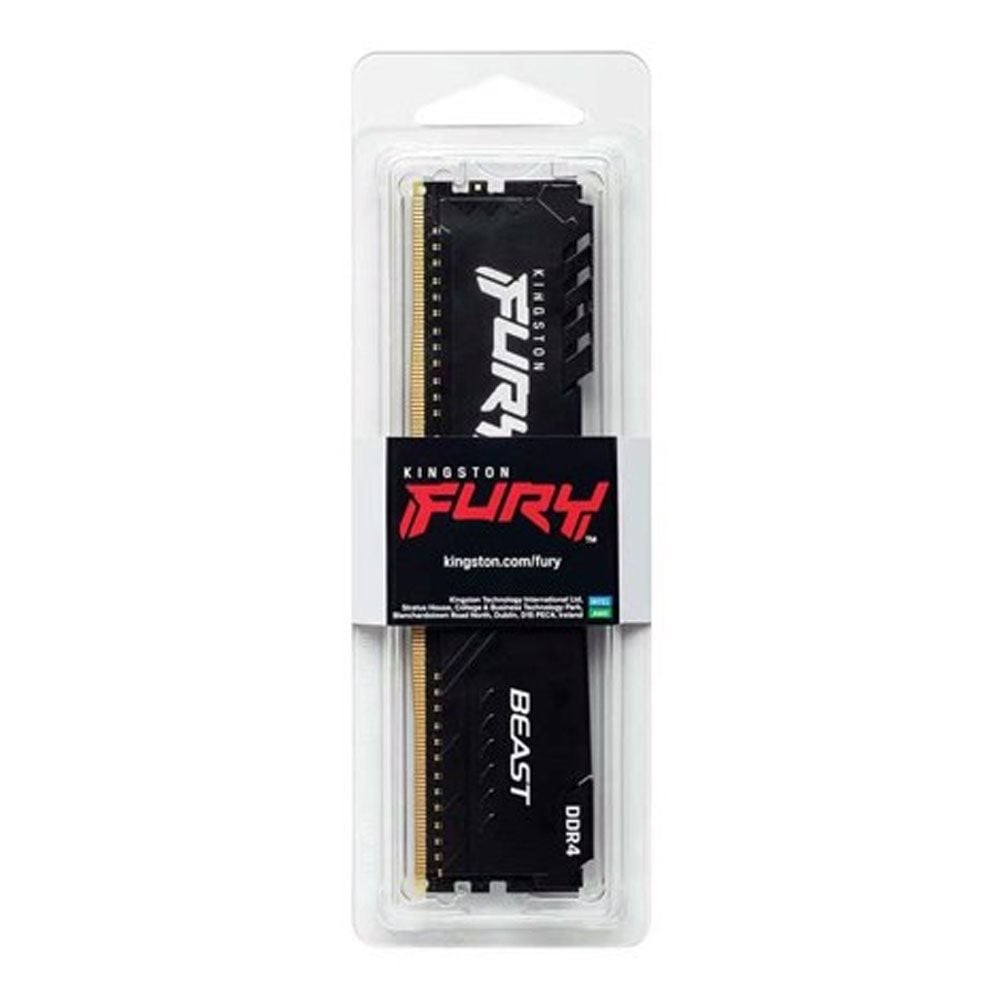 Ram PC Kingston Fury Beast 8GB DDR4 3200Mhz (1x 8GB) (KF432C16BB/8)