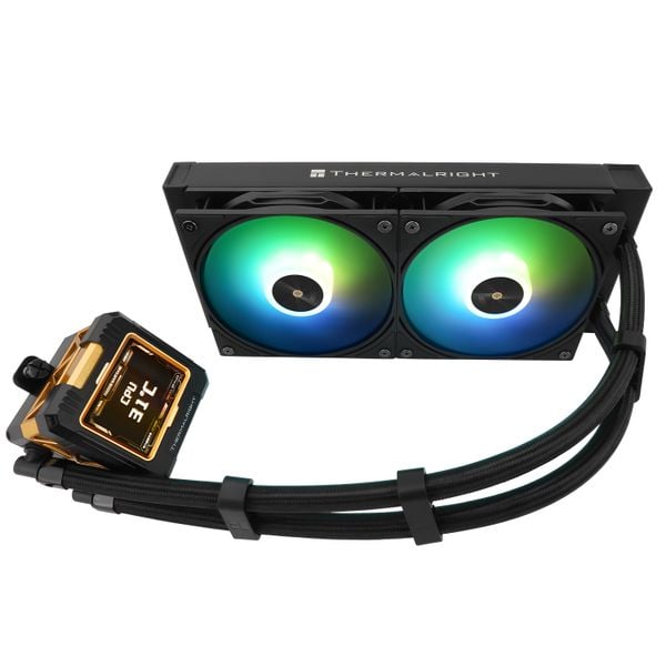  Tản nhiệt nước Thermalright Frozen Warframe 240 Black | ARGB Display, Đen 