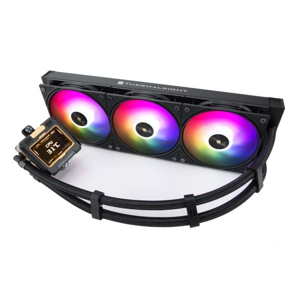  Tản nhiệt nước Thermalright Frozen Warframe 360 Black | ARGB Display, Đen 