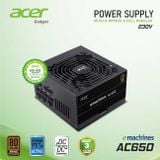 Nguồn Acer AC650 | 80 plus bronze, full modular 