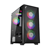  Thùng máy VSP Gaming FA-01 - Black | Support E-ATX, Workstation, Không kèm fan 