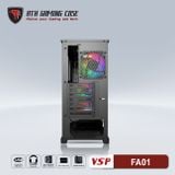  Thùng máy VSP Gaming FA-01 - Black | Support E-ATX, Workstation, Không kèm fan 
