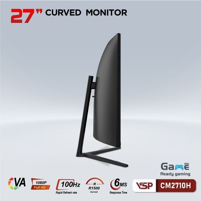 Màn hình VSP CM2710H | 27 inch, Full HD, VA, 100Hz, 6ms, cong