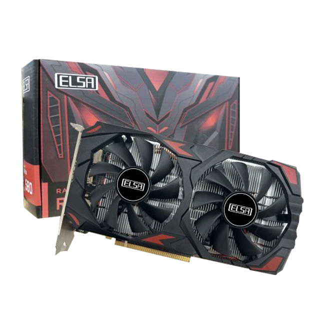 Card màn hình VGA ELSA Radeon RX 580 Dual 8GB GDDR5
