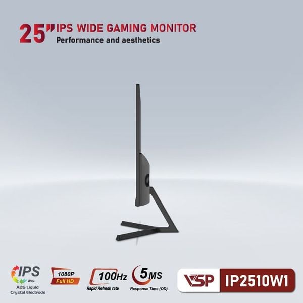  Màn hình Văn phòng VSP IP2510W1 | 25 inch, FHD, 100Hz, IPS 