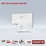  Màn hình VSP V2204HF100 - Trắng | 21.5 inch, Full HD, VA, 100Hz, 2ms, phẳng 