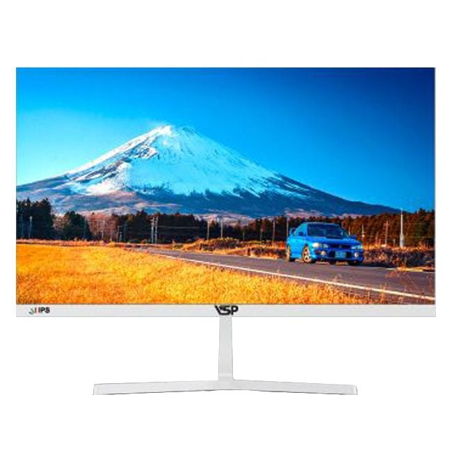 Màn hình VSP V2407S - Trắng | 23.8 inch, Full HD, IPS, 75Hz, 5ms, phẳng