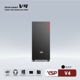  Thùng máy VSP V4 - Đen | Không kèm fan 