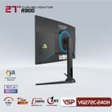  Màn hình Gaming VSP VG272C-240H | 27 inch, Full HD, VA, 240Hz, 1ms, cong 