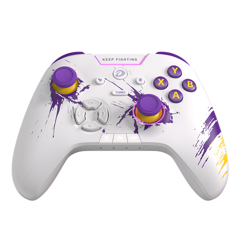 Tay cầm Game Dare-U H105 - Trắng | Triple mode: USB cable + 2.4G + Bluetooth