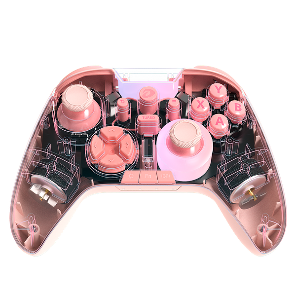  Tay cầm Game Dare-U H105 - Hồng | Triple mode: USB cable + 2.4G + Bluetooth 