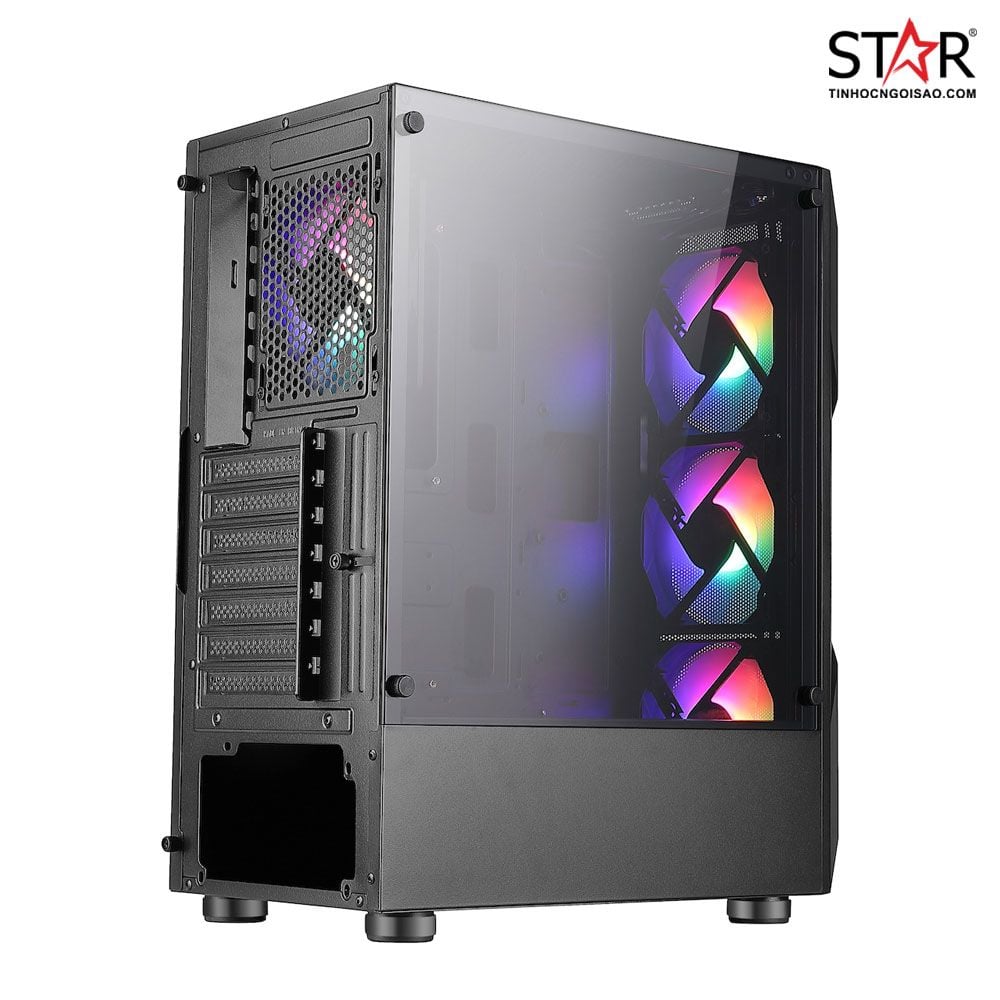 Thùng máy Case Jetek Squid Game – R1 (Tặng 3 Fan RGB)