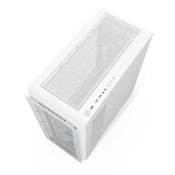  Thùng máy Jetek Gaming Squid Z6 Trắng - Kèm sẵn 4 Fan RGB 