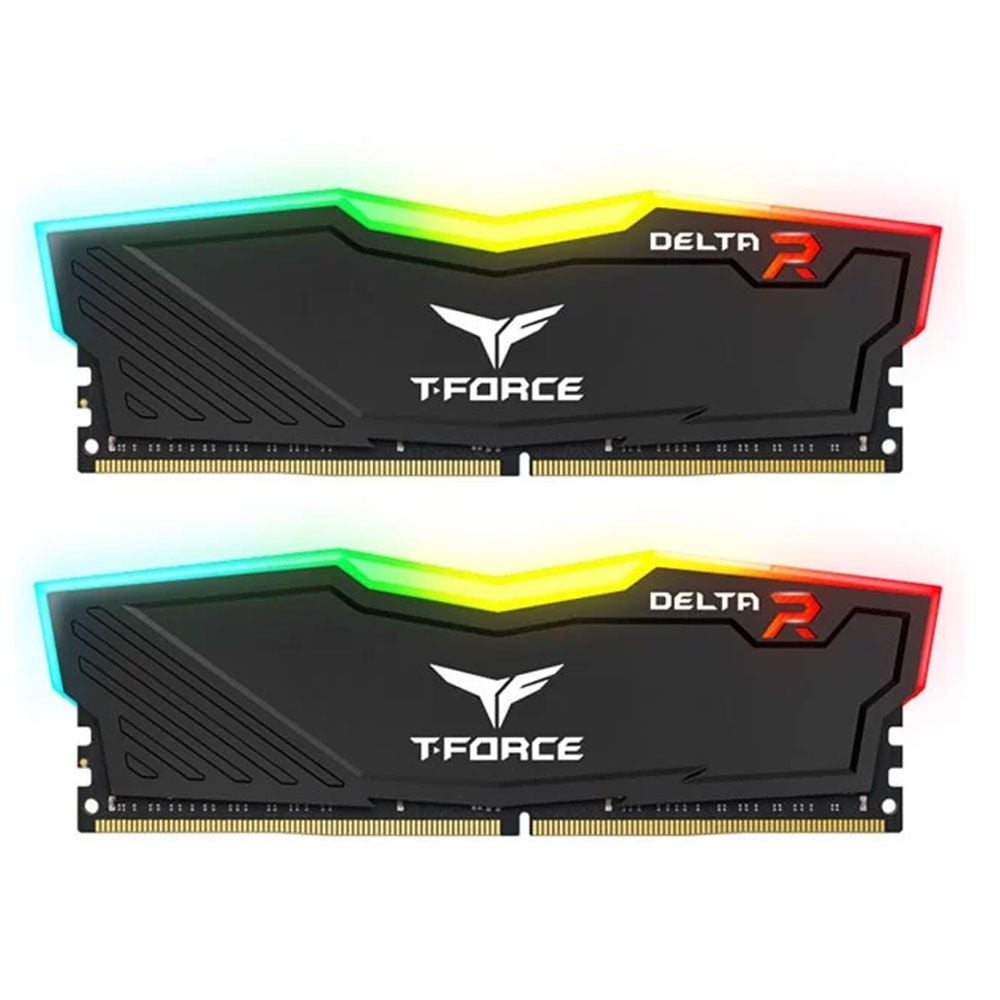 Ram DDR4 Team 16G/3000 T-FORCE Delta RGB (2x 8GB) (Đen)