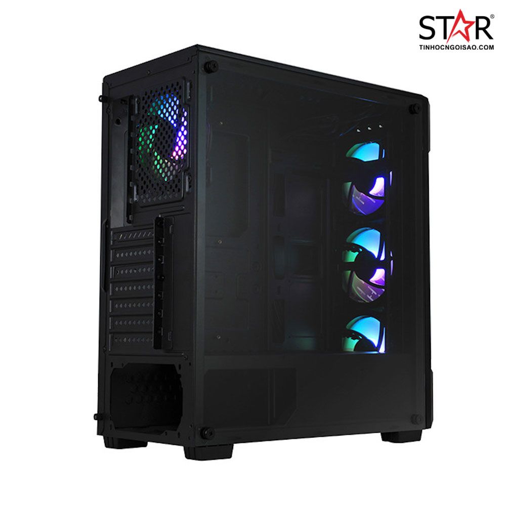 Thùng máy Case Jetek Squid Game – R22(Tặng 3 Fan RGB)