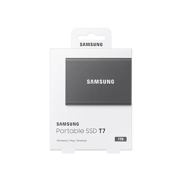  Ổ cứng SSD di động Samsung T7 1TB | USB 3.2 Gen 2, Portable (MU-PC1T0T/WW) 