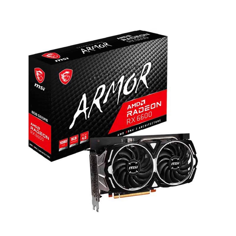 VGA Radeon RX6600 8G GDDR6 MSI ARMOR (Radeon™ RX 6600 ARMOR