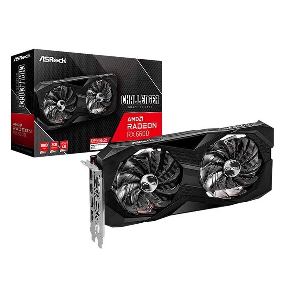 Card màn hình ASRock RX 6600 8GB GDDR6 Challenger D (RX 6600 CLD 8GB)