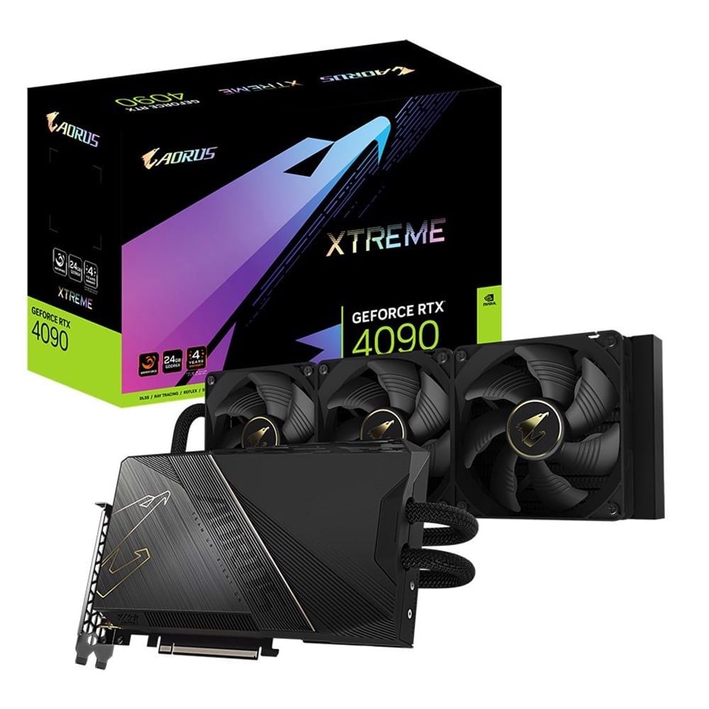 Vga Gigabyte RTX 4090 Aorus Xtreme Waterforce 24GB GDDR6X (GV-N4090AORUSX W-24GD)