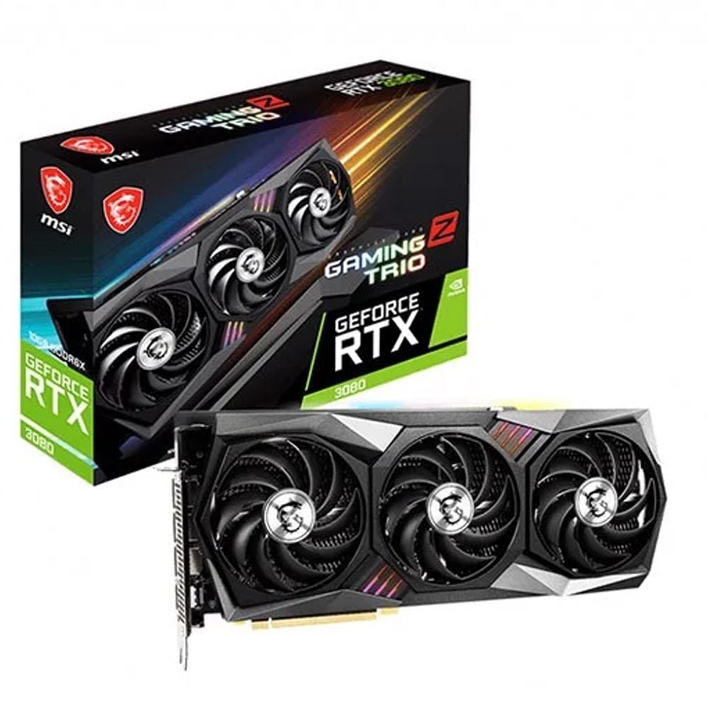 VGA MSI RTX 3080 10G LHR 3 Fan V2 Gaming Z Trio