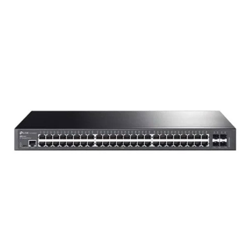 Switch 52 Port Tplink TL-SG3452X; 48× 10/100/1000 Mbps RJ45 Ports; 4× 10 Gigabit SFP Slots