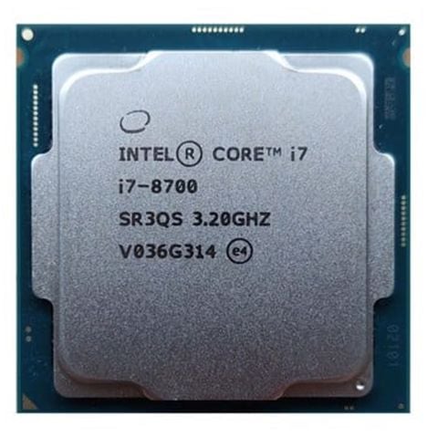 CPU Intel Core i7 8700 (4.60GHz, 12M, 6 Cores 12 Threads) Tray New chưa gồm Fan