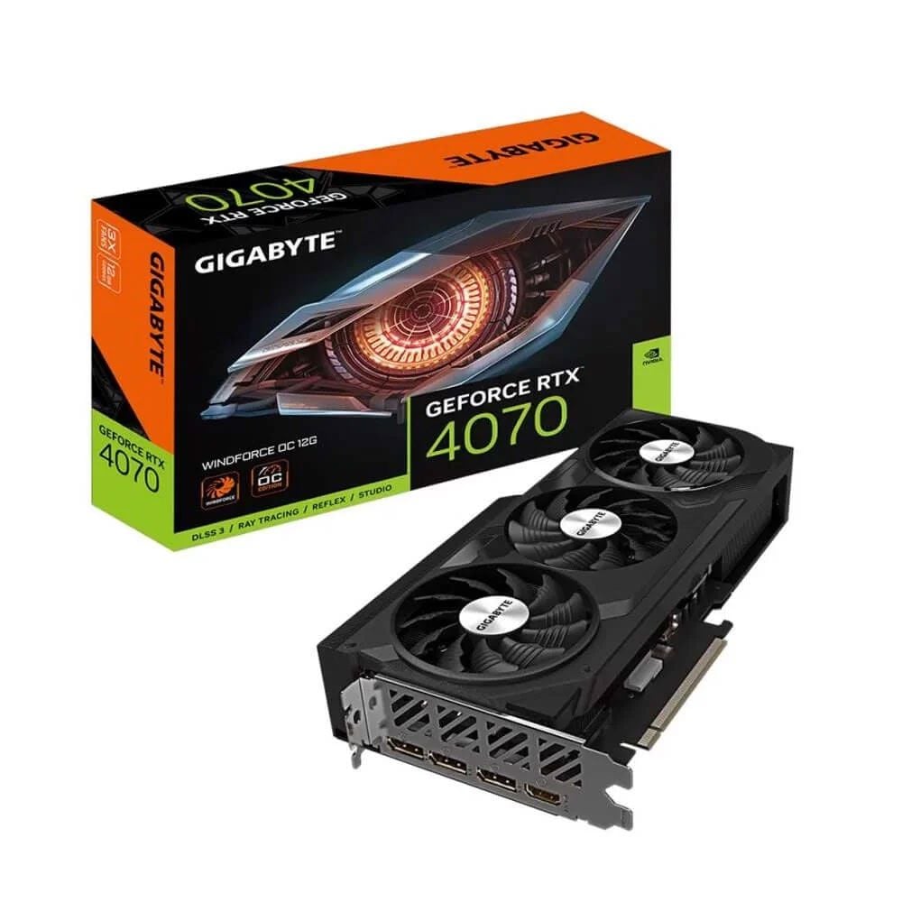 VGA Gigabyte RTX 4070 Windforce OC 12GB (GV-N4070WF3OC-12GD) –  tinhocngoisao.com