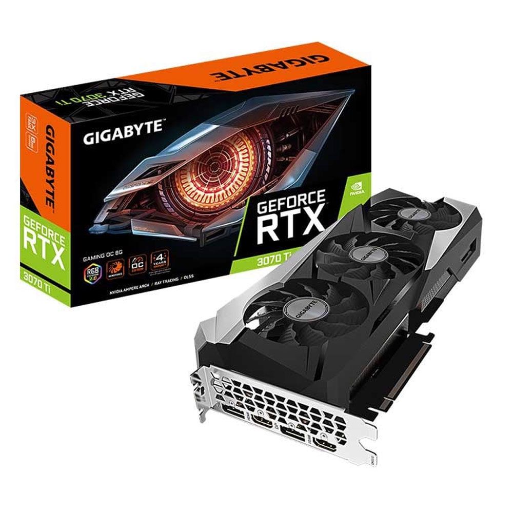 VGA Gigabyte RTX 3070 Ti 8GB GDDR6X Gaming OC (GV-N307TGAMING OC-8GBD)