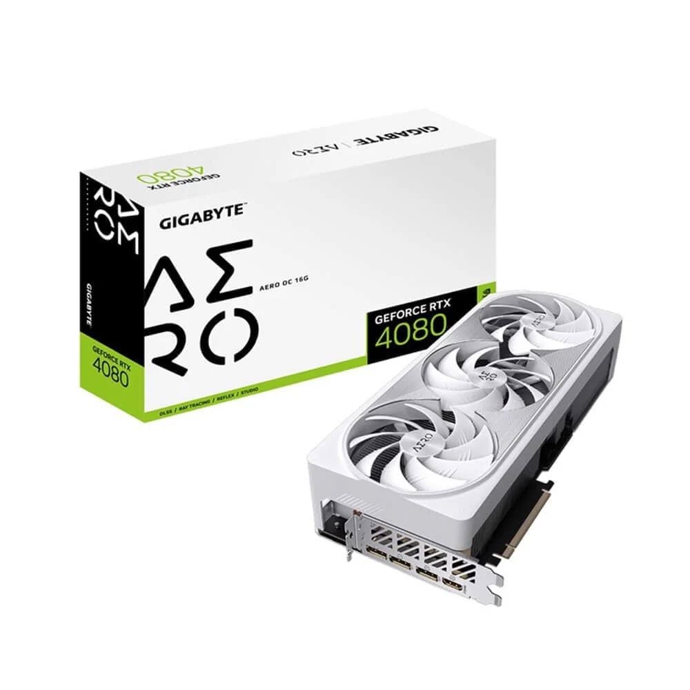 VGA Gigabyte RTX 4080 AERO OC 16GB GDDR6X 3Fan (GV-N4080AERO OC-16GD)