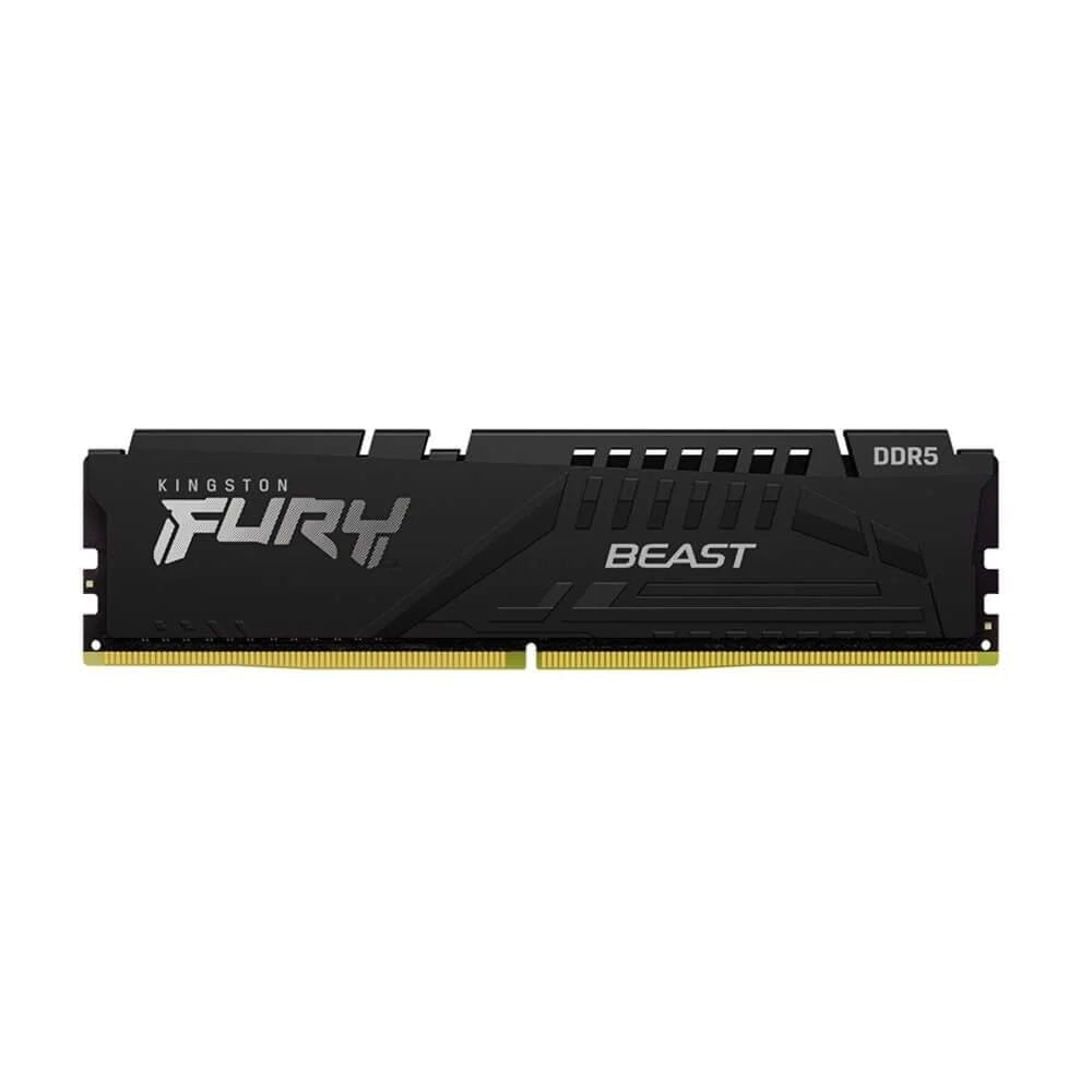 RAM DDR5 16GB/4800Mhz Kingston Fury Beast Black (16GB x 1) (KF548C38BB-16)